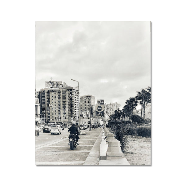 Taking the Sidewalk Photo Art Print