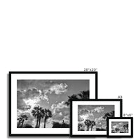 Palm Tree Silhouettes  Framed & Mounted Print