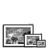 Palm Tree Silhouettes  Framed & Mounted Print