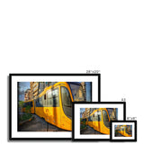 Yellow Commute Framed & Mounted Print