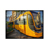 Yellow Commute Photo Art Print