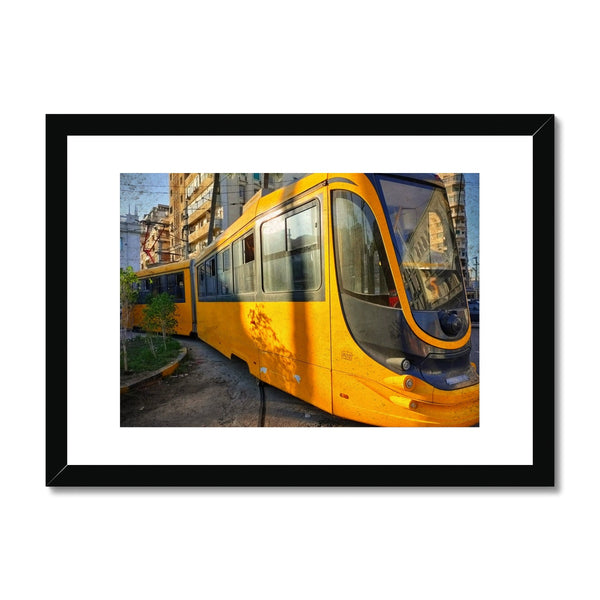 Yellow Commute Framed & Mounted Print