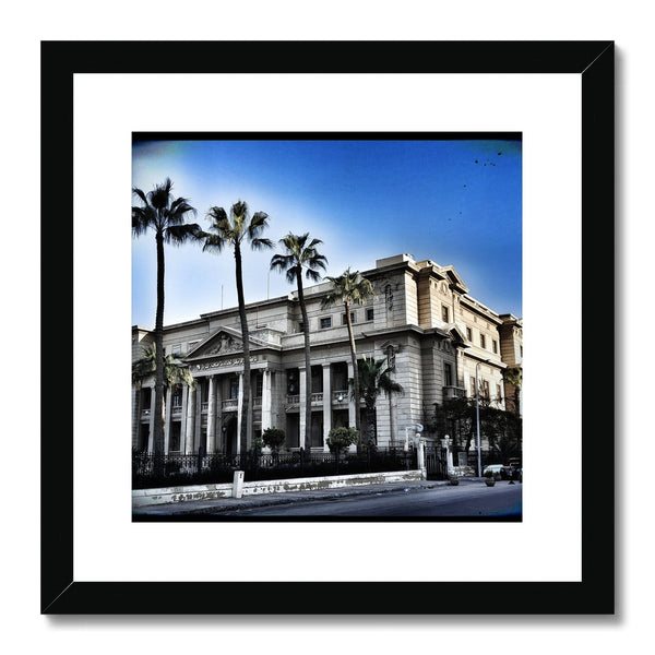 Serpent and Staff Building Framed & Mounted Print